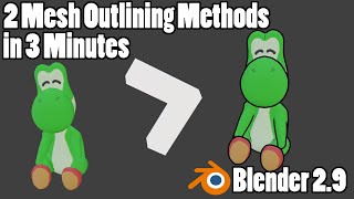 How to OUTLINE your Meshes in 2 Easy Methods  Quick and Easy Tutorials  Blender 29 [upl. by Gabie]