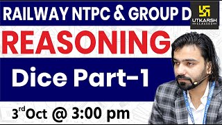 Railway NTPC amp Group D Reasoning  Dice 1  Reasoning Short Tricks  By Akshay Sir [upl. by Shirlee340]