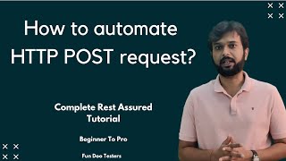 Rest Assured API automation  How to automate http POST request using rest assured new [upl. by Hayikaz]