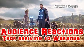 Audience reactions to Thors entrance in Infinity War [upl. by Aratak]