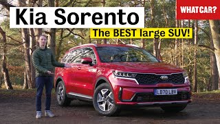 New Kia Sorento hybrid 2021 indepth review – why its the best large SUV  What Car [upl. by Aznecniv]