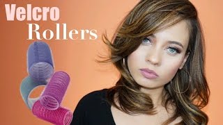 VELCRO ROLLERS STYLING TUTORIAL  2 LOOKS  Brittney Gray [upl. by Vidda]