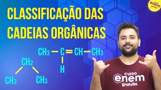 CLASSIFICAÇÃO DAS CADEIAS ORGÂNICAS  Resumo de Química Orgânica para o Enem [upl. by Greeley]