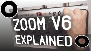 ZOOM V6 HANDS ON EXPLAINED  ALL FUNCTIONS REVIEW [upl. by Ylrebmic]