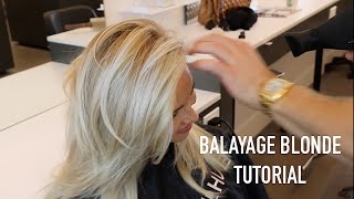 BALAYAGE BLONDE TUTORIAL [upl. by Kokaras]