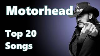 Top 10 Motorhead Songs 20 Songs Greatest Hits Lemmy Kilmeister [upl. by Winola]