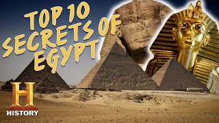 TOP 10 SECRETS OF ANCIENT EGYPT  History [upl. by Eniawed]