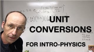 How to convert units in physics class [upl. by Smaoht]