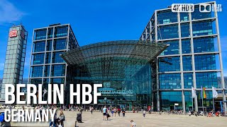 Berlin Hauptbahnhof  Central Station  🇩🇪 Germany 4K HDR Walking Tour [upl. by Annahsirhc]