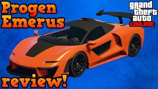 Progen Emerus review  GTA Online guides [upl. by Nnaeus]