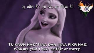 Frozen 2  Show Yourself  फ्रोज़न २  तू कौन है Hindi Lyrics  Translation [upl. by Ardnad601]