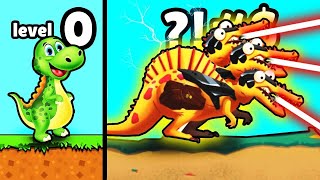 Unlocking Level 9999 DINOSAUR Dino Bash [upl. by Eetse]