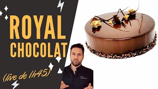 Cours de pâtisserie en direct  Entremets Royal Chocolat [upl. by Kcid]