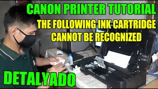 How to Fix The Following Ink Cartridge Cannot Be Recognized DETAILED TUTORIAL PART 11 [upl. by Letti]