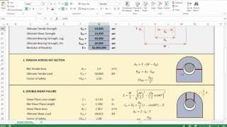 4 Lifting Lug Analysis  Simplified [upl. by Shayla]