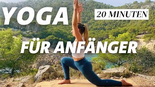 Einfaches Yoga für Einsteiger  20 Minuten Yoga Flow 🦋 [upl. by Ahcatan]