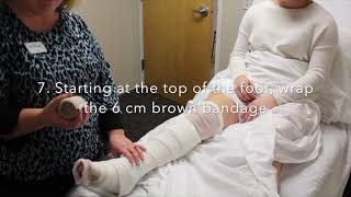 Lymphedema Instructional Video  Lower Extremity [upl. by Thirza]