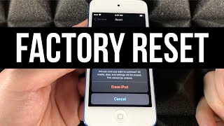 How to Factory Reset iPod touch [upl. by Anoiuq782]