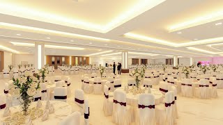 complete interior and exterior wedding hall animation [upl. by Bohaty]