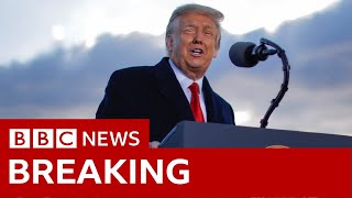 Trumps last speech as president  BBC News [upl. by Inerney]