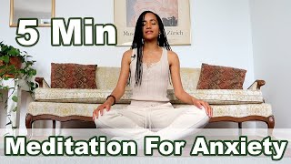 5Minute Meditation For Anxiety [upl. by Yoshi]