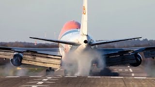 TOP 10 HARD LANDINGS  AIRBUS A380 BOEING 747 ANTONOV AN124  HD [upl. by Pieter465]