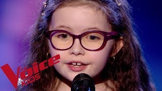 Céline Dion  My heart will go on  Emma  The Voice Kids France 2018  Demifinale [upl. by Ahsele]