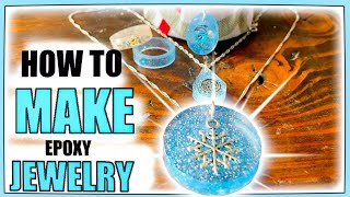 Epoxy Resin Jewelry For Beginners DIY [upl. by Giefer]