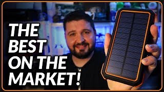 The Best Solar Charger Power Bank Review 2019 [upl. by Retsof180]