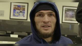 Khabib Nurmagomedov talks about slapping Artem Lobov amp Conor McGregor bus attack NEW FOOTAGE [upl. by Rozalie279]