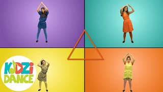 Shapes Song  Dance with Shapes  Kidzigo [upl. by Hinda93]