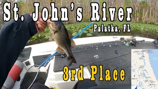 The St John River Fishing Palatka FL Tournament 3rd Place [upl. by Estella]