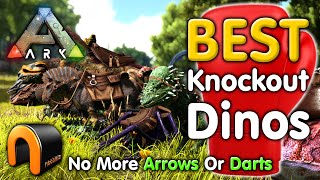 Ark BEST DINOS TO KNOCK OUT DINOS ARK [upl. by Joella]