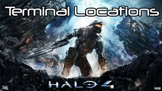 ★Halo 4  TERMINAL LOCATIONS GuideTutorial [upl. by Hanoy]