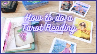 Step by step guide to how to read tarot cards  HOW TO DO A TAROT READING FOR YOURSELF [upl. by Ylaek]