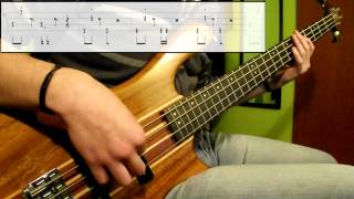 Daft Punk  Something About Us Bass Cover Play Along Tabs In Video [upl. by Farman]