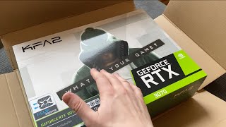 KFA2 Galax GeForce RTX 3070 SG Unboxing install and some testing [upl. by Akieluz858]