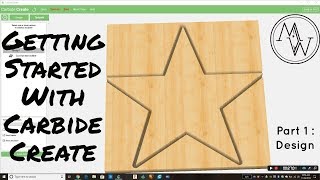 Carbide Create Shapeoko Basics  Part 1 Design  CNC Woodwork [upl. by Yablon]