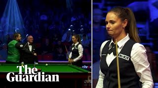 Reanne Evans snubs expartner Mark Allen before snooker match [upl. by Falzetta]