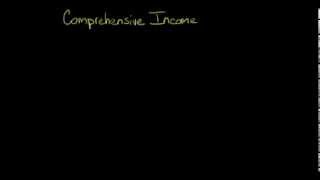 Comprehensive Income [upl. by Savitt]