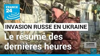 Opération militaire russe en Ukraine  le résumé des dernières heures • FRANCE 24 [upl. by Eglantine]