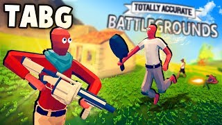 Totally Accurate BATTLEGROUNDS TABS Battle Royale Gameplay TABG Part 1  PvP [upl. by Byran]