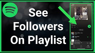 How To See Who Follows Your Playlist On Spotify [upl. by Eelessej]