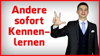 3 simple Fragen um andere sofort kennenlernen zu können [upl. by Akihdar]