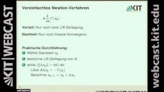 05 Nichtlineare Gleichungssysteme NewtonVerfahren Fixpunktgleichungen [upl. by Neeluqcaj94]