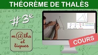 LE COURS  Théorème de Thalès  Troisième [upl. by Kirchner]