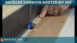 Rockler Tambour Router Bit Set [upl. by Anaili]