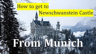 🇩🇪How to get to Neuschwanstein Castle from Munich Germany [upl. by Elrahc]