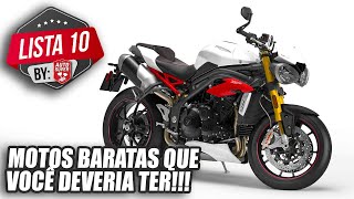 10 MOTOS QUE VOCÊ DEVERIA TER E QUE SÃO BARATAS acessível [upl. by Sheldon]