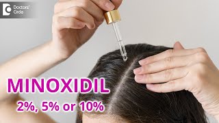 Should I use 2 5 or 10  Minoxidil solution  Dr Deepak P Devakar  Doctors Circle [upl. by Ellehsem]